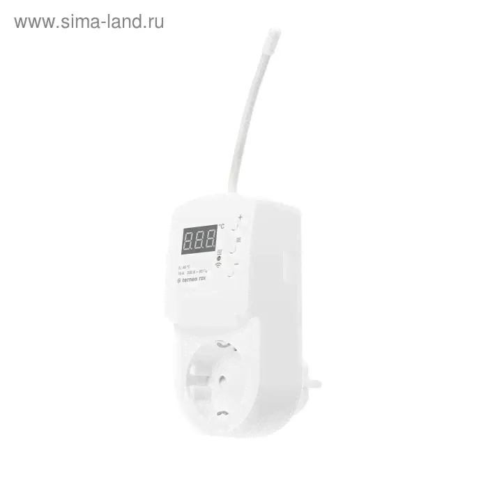 Терморегулятор terneo rzx, 16А, Wi-Fi, программируемый, защита от детей