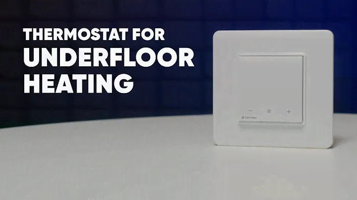 Thermostat terneo S for underfloor heating — unpacking and basic settings