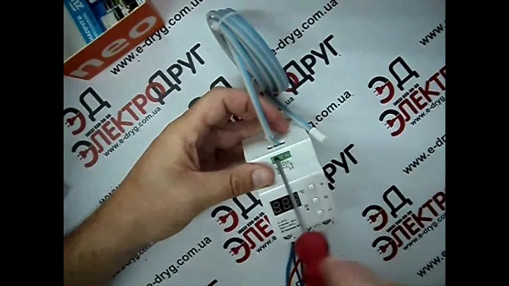 Terneo b30, терморегулятор на DIN-рейку, подключение и проверка