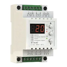 Terneo терморегулятор цифровой на DIN-рейку д/котлов (ТЭН, ион) от +5 до +85град. 2х16А 2х3000ВА BeeRT